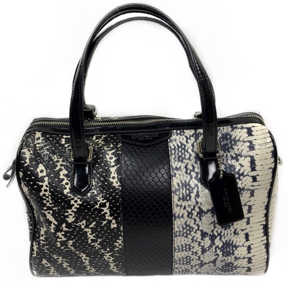 Coach Handbags - Coach Nancy Python Snake Purse